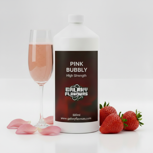 Pink Bubbly Food Flavouring - Professional High Strength - 500ml