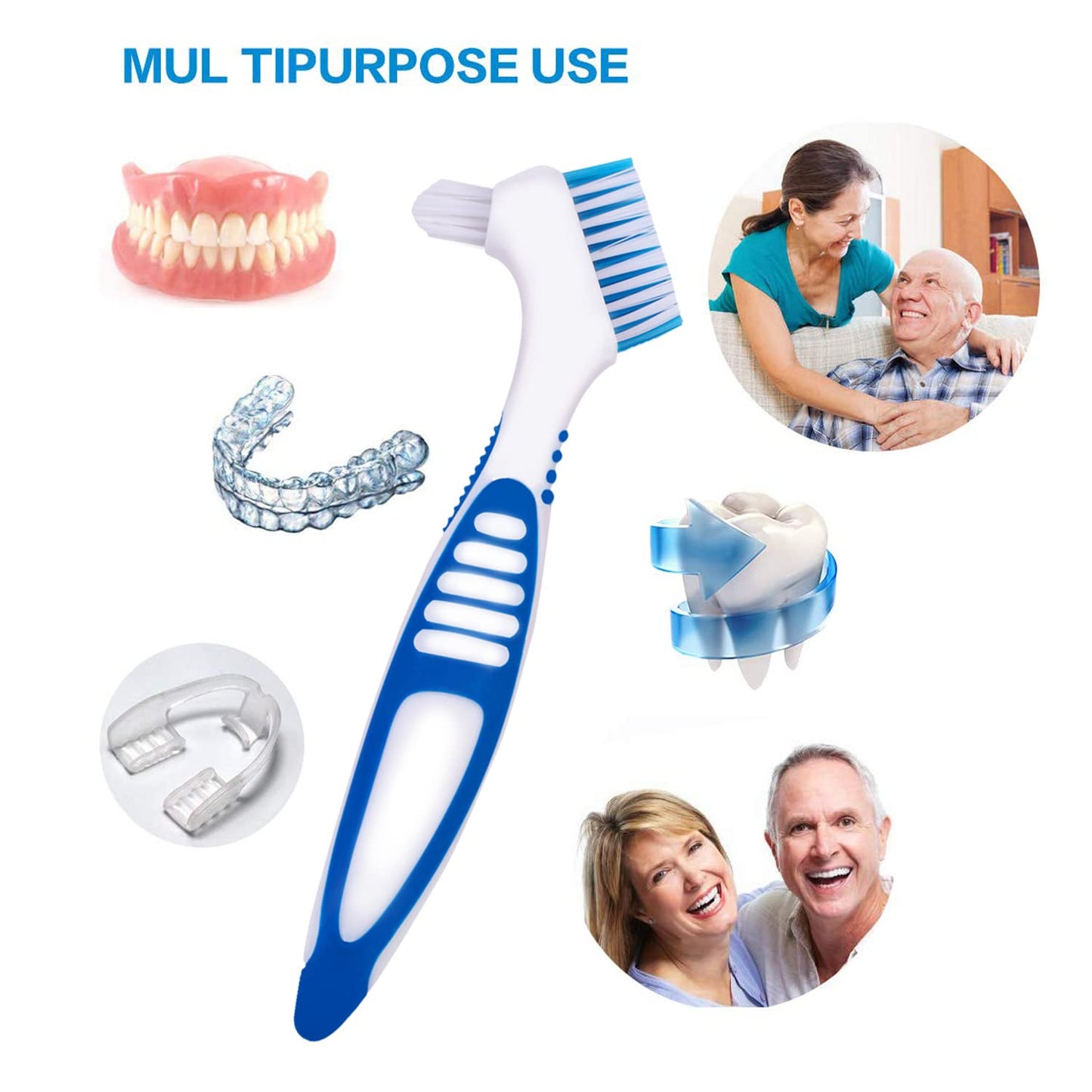 Pink Denture Case with Brush – 100% No-Leak Travel Retainer Box, Mirror & Strainer for Retainer, Mouth Guard, Aligner