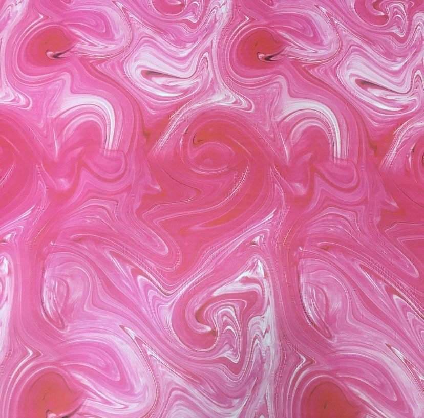 Pink Tie Dye Fabric By Metre
