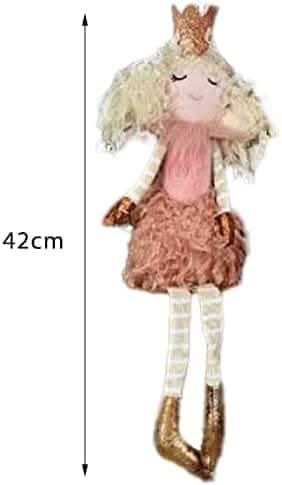 42cm Pink Fairy Princess Seated Plush Christmas Decoration