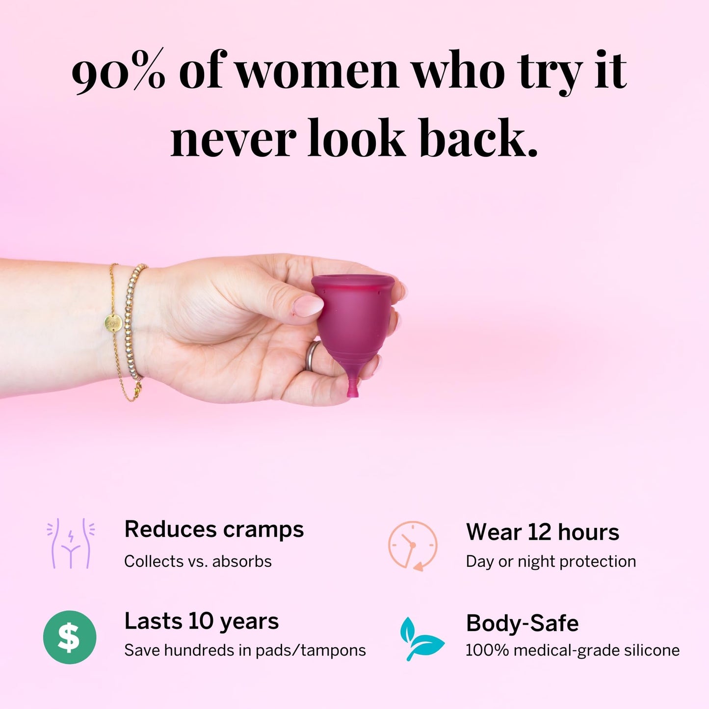 Pixie Cup – Soft, Safe Reusable Menstrual Cup | 100% Medical-Grade Silicone + Buy One Give One