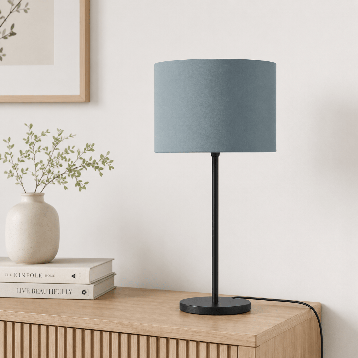 Plain Petrol Blue Lampshade,  Ceiling or Table Lamp Shade