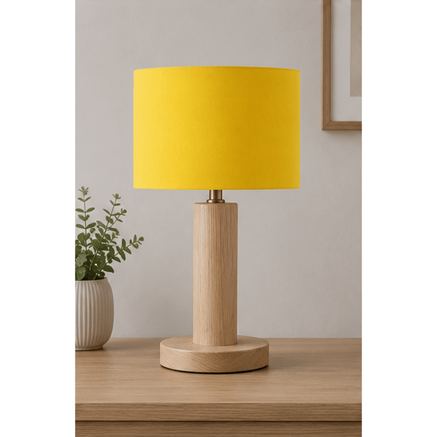 Plain Yellow Lampshade, Ceiling or Table Lamp Shade