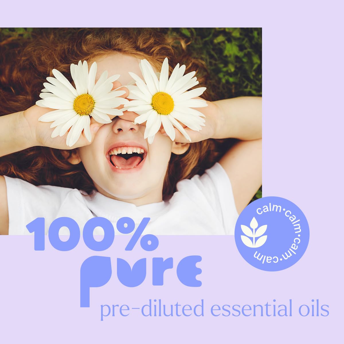 Plant Therapy KidSafe Calming the Child Essential Oil Blend 10 mL Roll-On – Tangerine, Lavender & Roman Chamomile