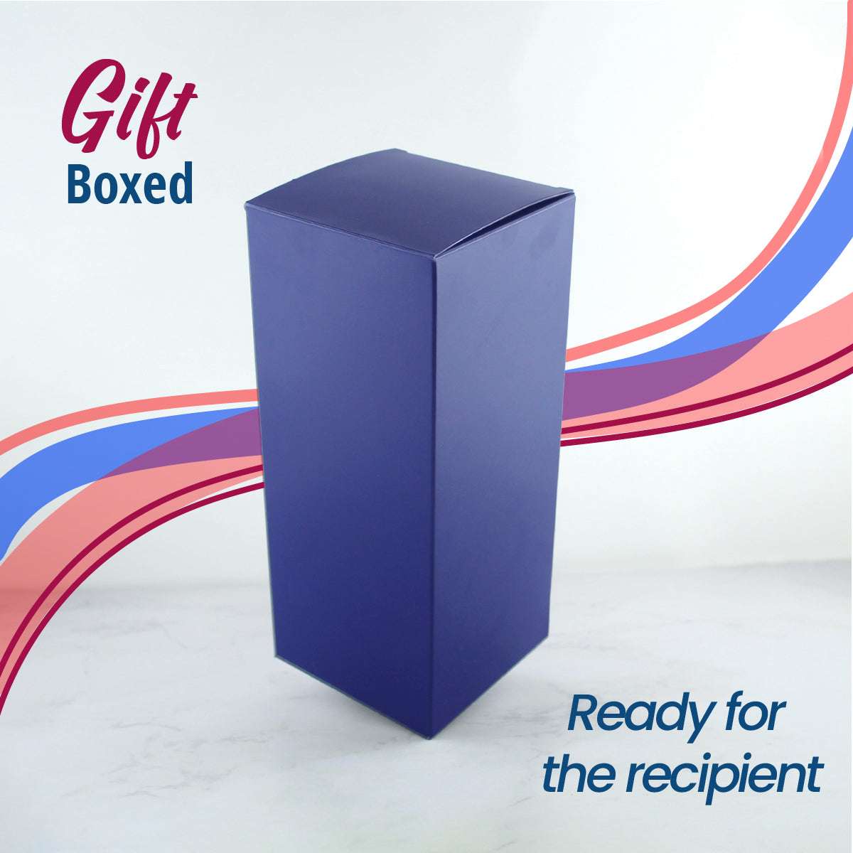 Plastic White Pint Beer Glass with Gift Box