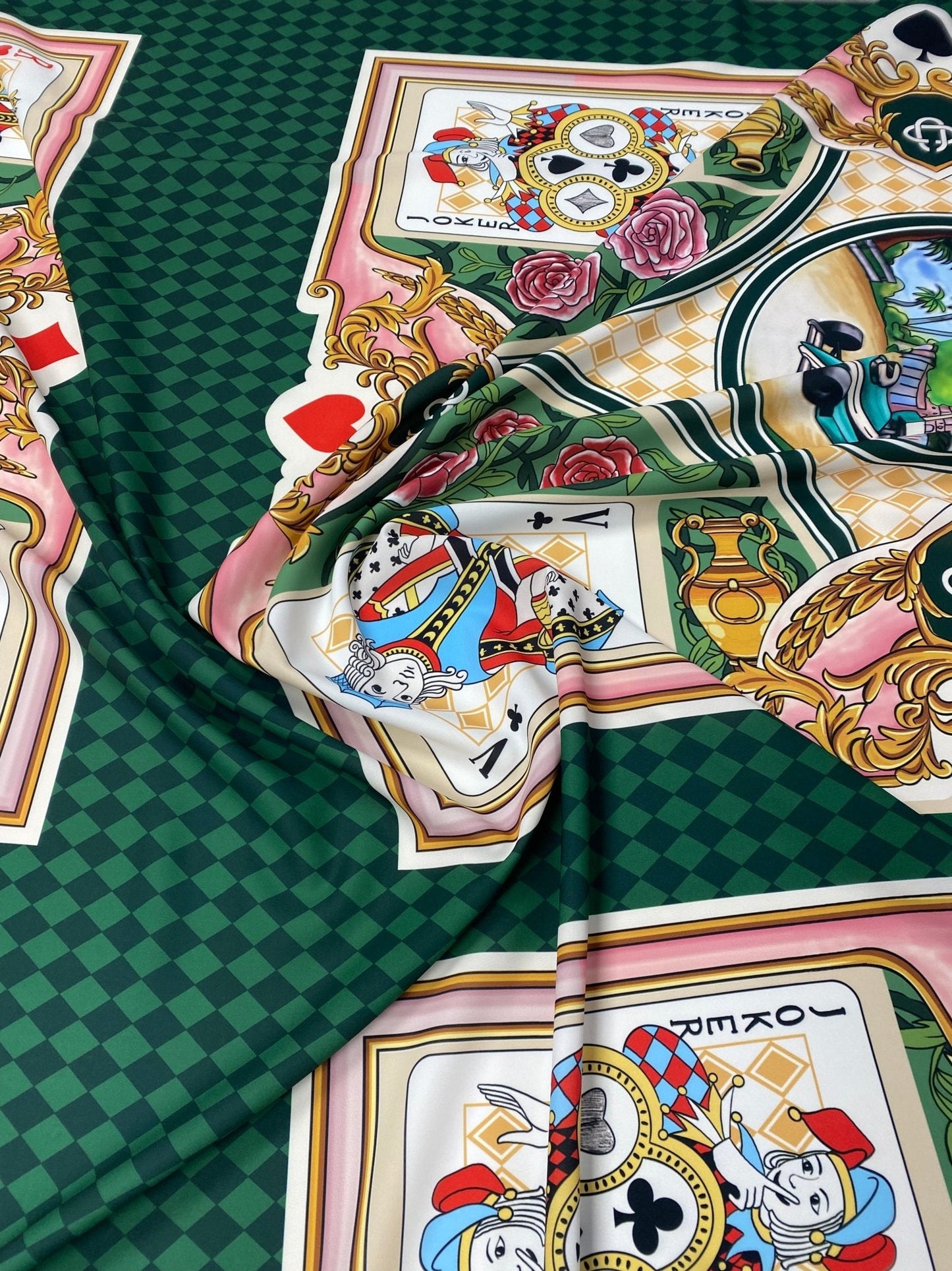 Playing Cards Fabric by Metre