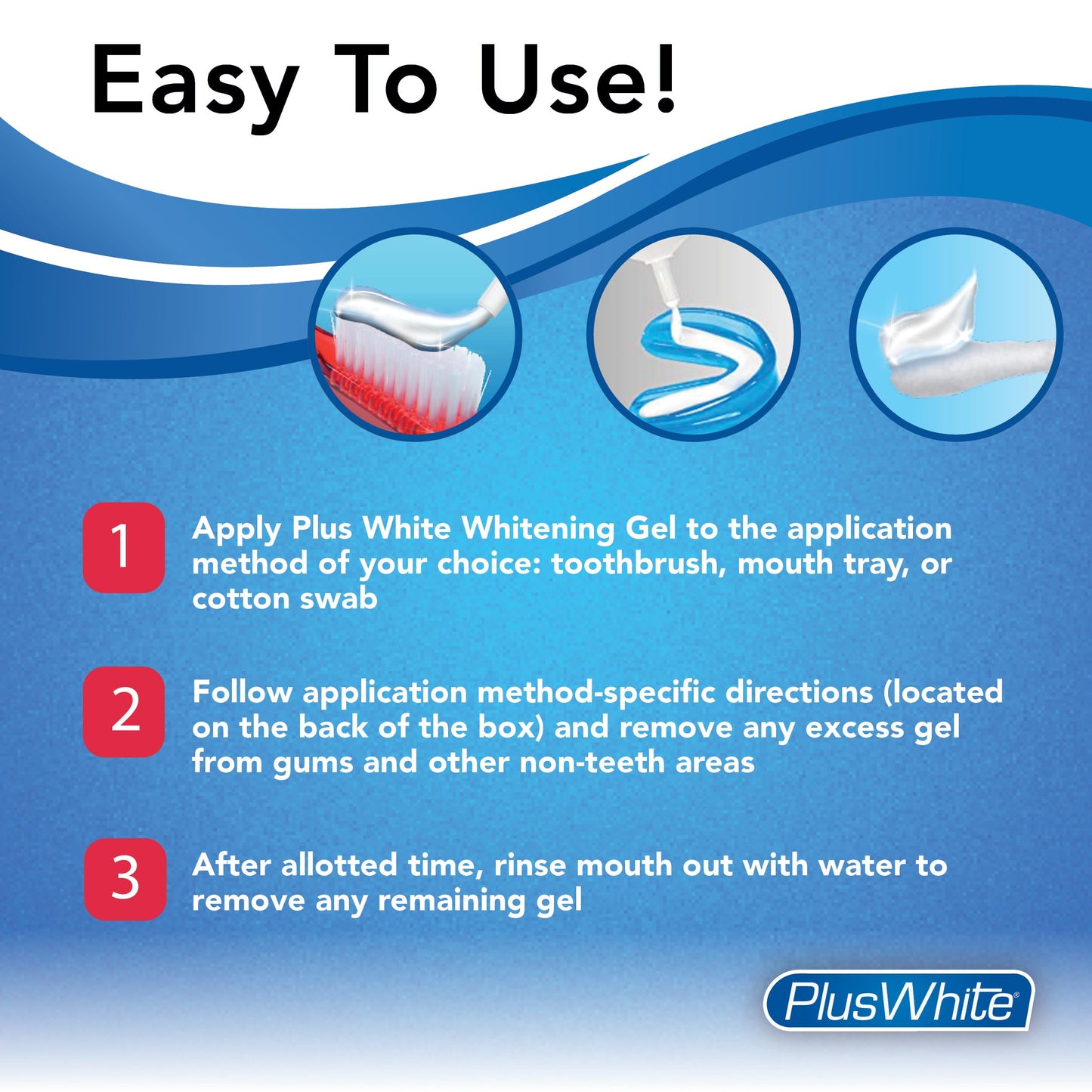 Plus White Speed Whitening Gel - 5 Minute Teeth Whitening (2 oz, Pack of 2)