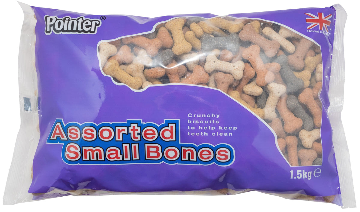 Pointer Assorted Small Bones 1.5kg - Case of 4
