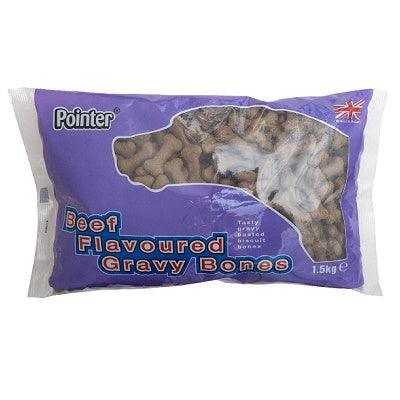 Pointer Beef Gravy Bones 1.5kg - Case of 4