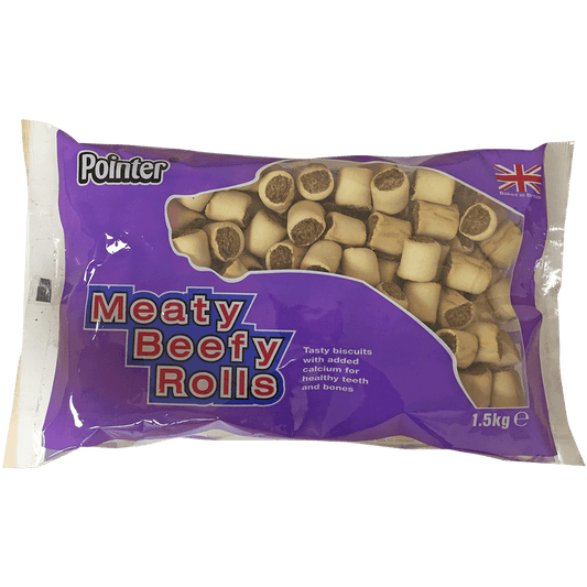 Pointer Marrowbone/Meaty B Rolls 4x1.5kg