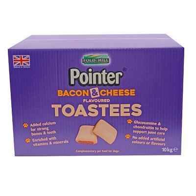 Pointer Toastees Bacon & Cheese 10KG
