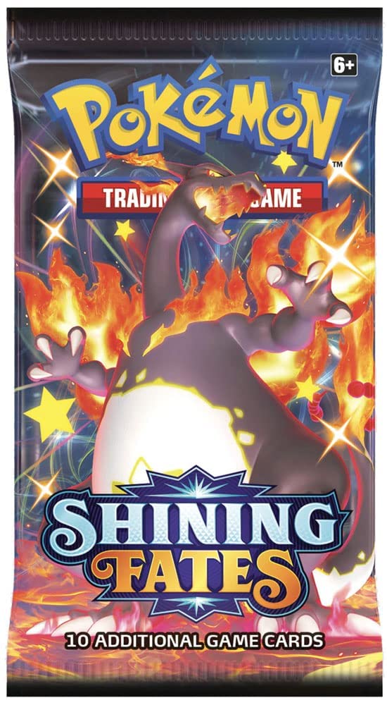Pokémon Official TCG: Shining Fates Booster Pack – 10 Cards