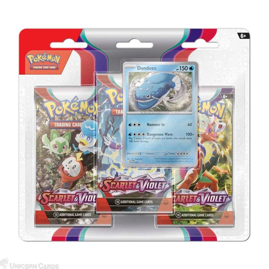 Pokémon scarlet and moon - 3 pack blister