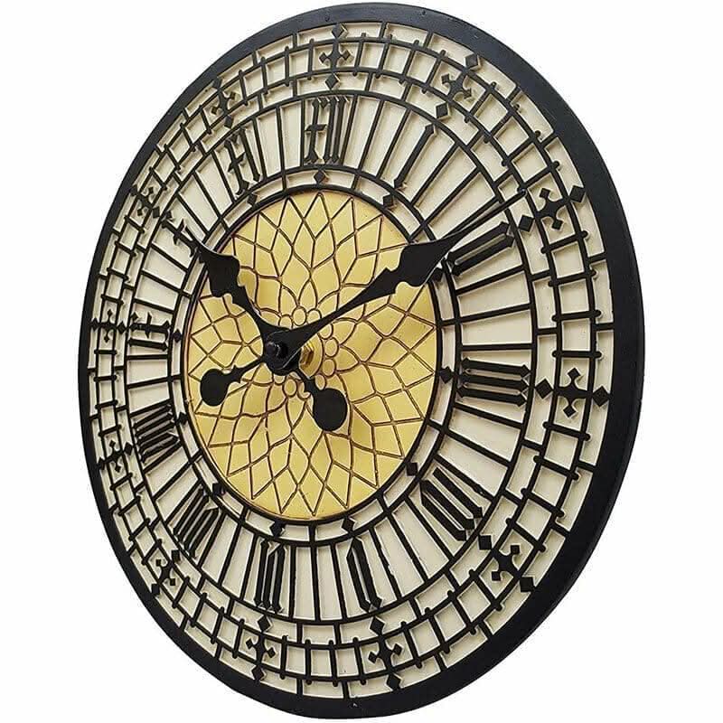 30cm Big Ben Face Garden Outdoor Wall Clock Roman Numerals