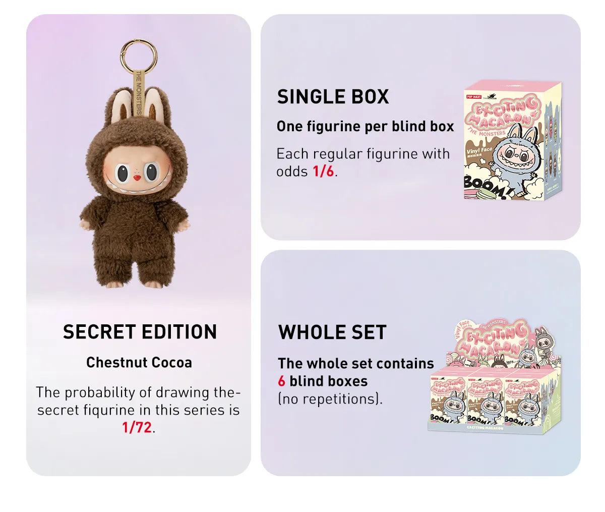 Pop Mart Labubu The Monsters 'Exciting Macarons' Vinyl