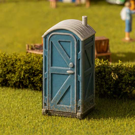Ready to Paint Portable Toilet - Style 1