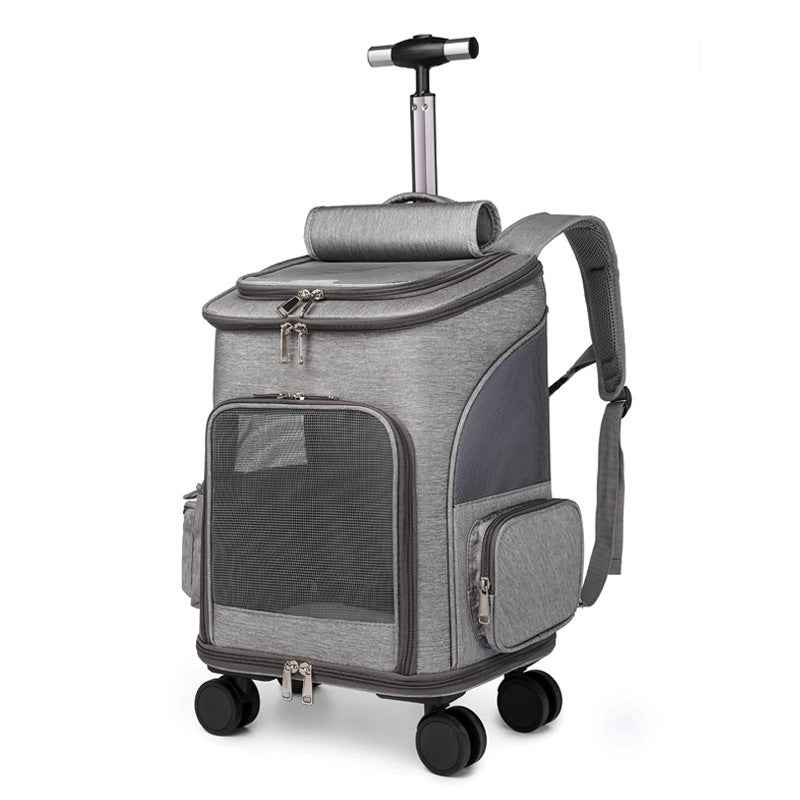 Portable traveling backpack spacious comfort pet carrier