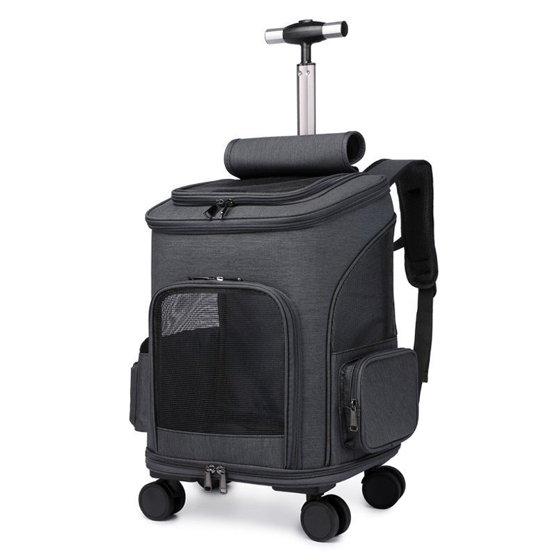 Portable traveling backpack spacious comfort pet carrier