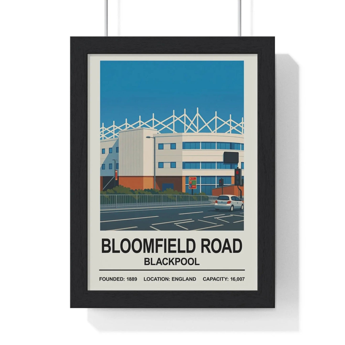 Blackpool Bloomfield Road Stadium Print