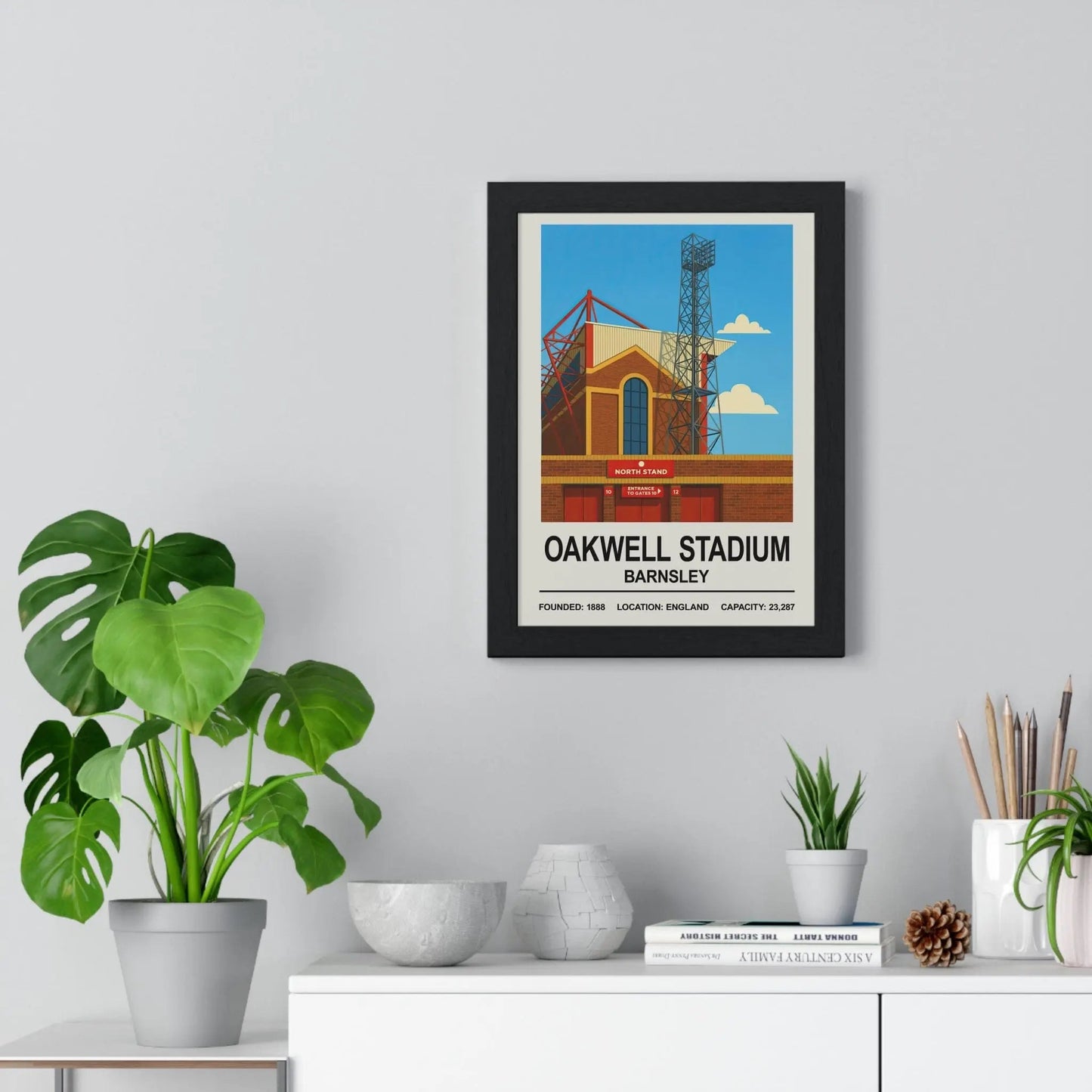 Barnsley Oakwell Stadium Stadium Print