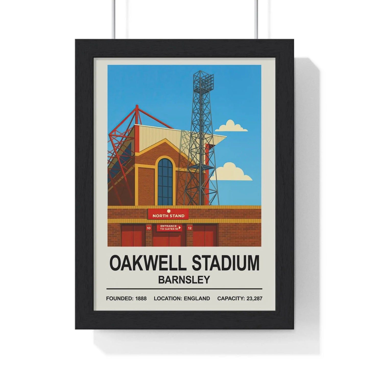 Barnsley Oakwell Stadium Stadium Print