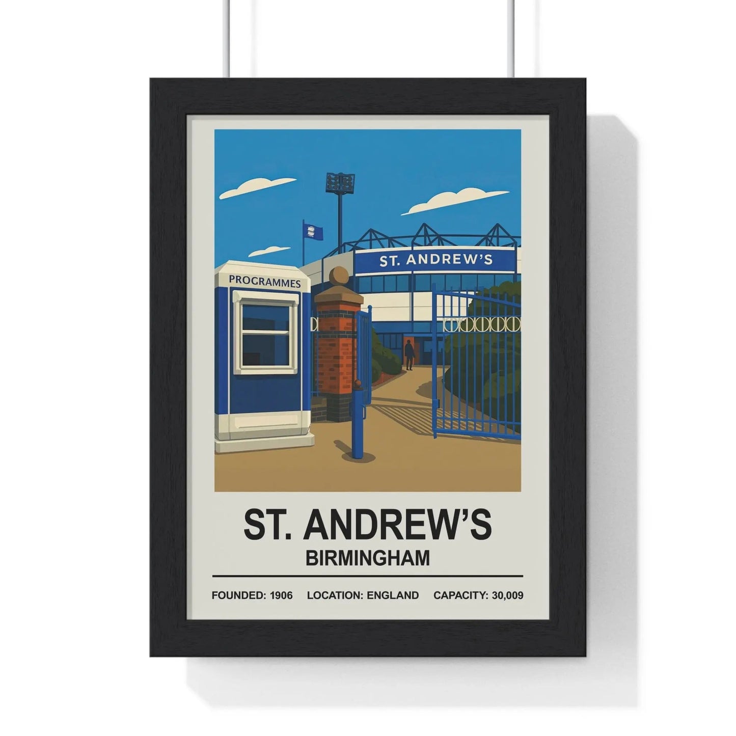Birmingham City St Andrew's Stadium Print