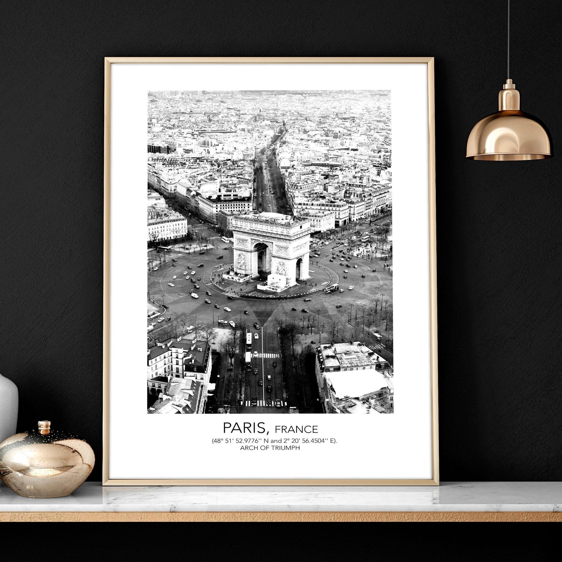 Posters for living room | set of 3 Paris wall art prints