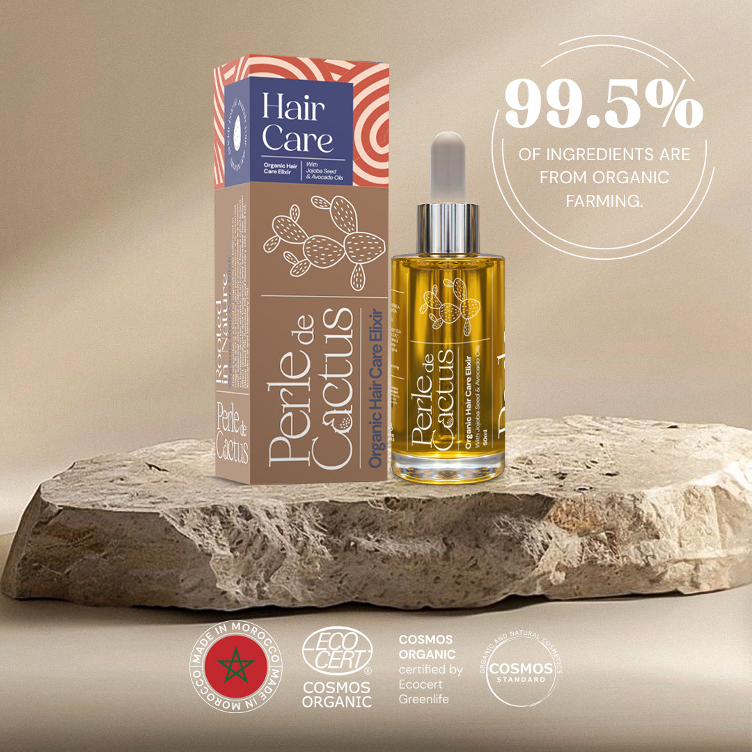 Perle de Cactus Organic Hair Care Elixir - Jojoba & Avocado