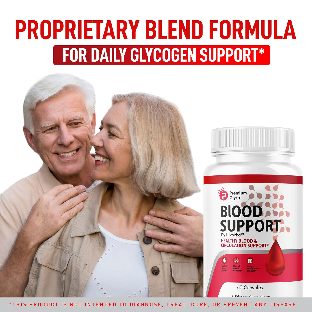 (2 Pack) Premium Glyco Capsules - Official PremiumGlyco Blood Support, 120 Capsules