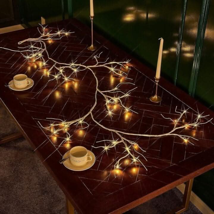 6ft LED Artificial Birch Garland