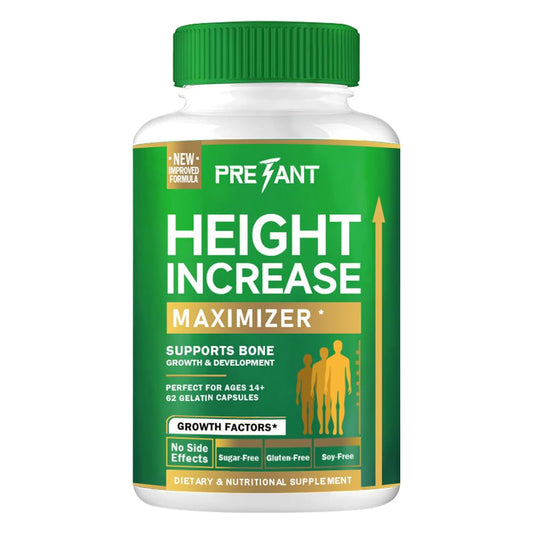 PRETANT Growth Capsules - Grow Taller Naturally with Calcium for Bone Strength