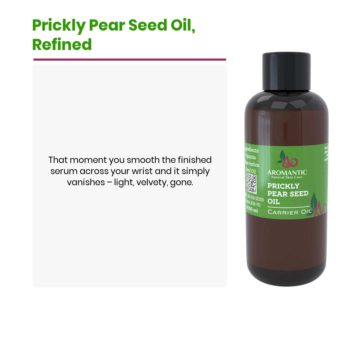 Prickly Pear Seed Oil