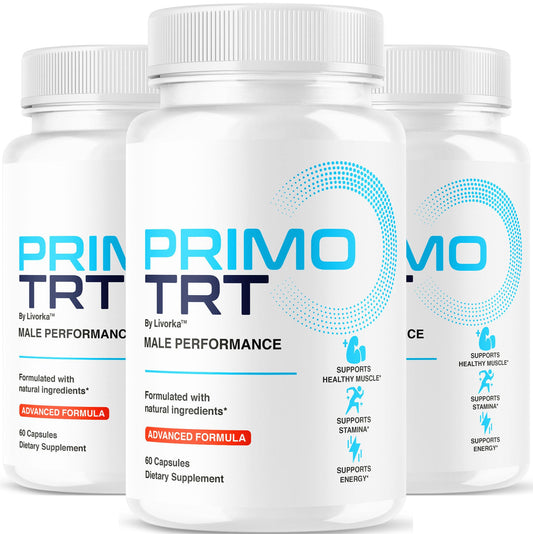 3-Pack Primo TRT Pills – Official PrimoTRT for Men (180 Capsules)