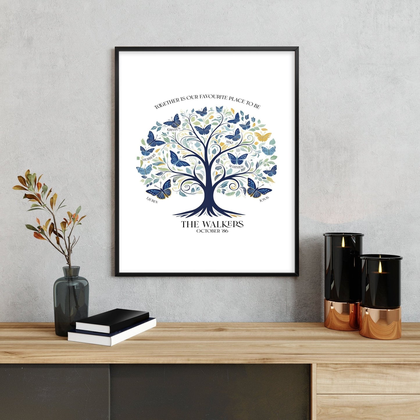 Print For Living Room | Set of 1 Botanical Wall art Prints