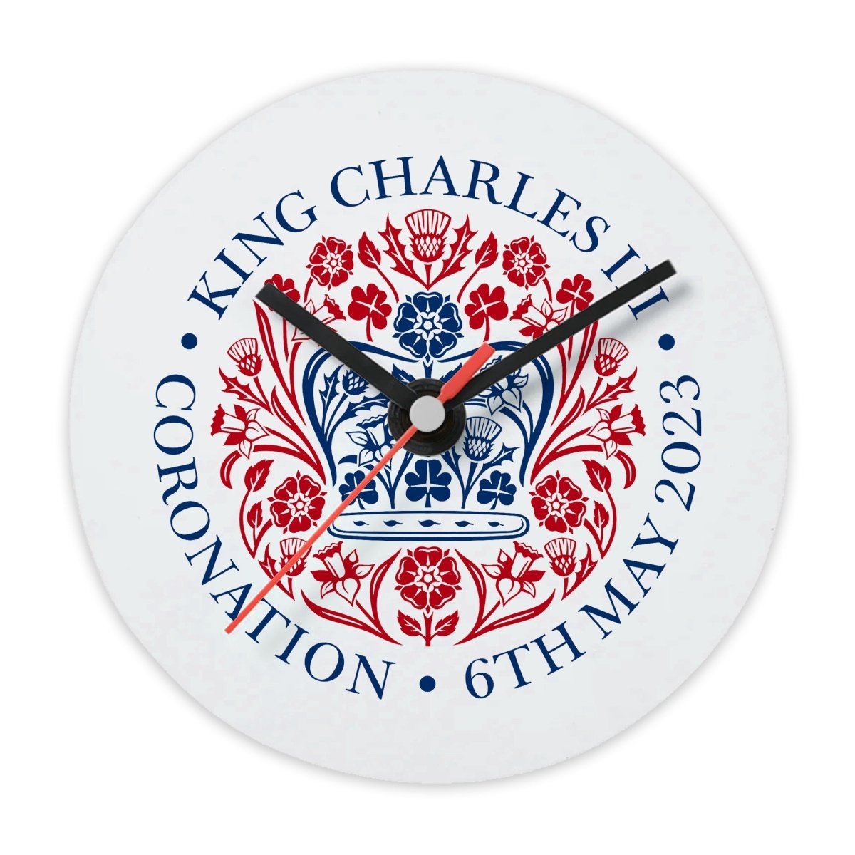 Printed Commemorative Coronation of the King Wall Clock
