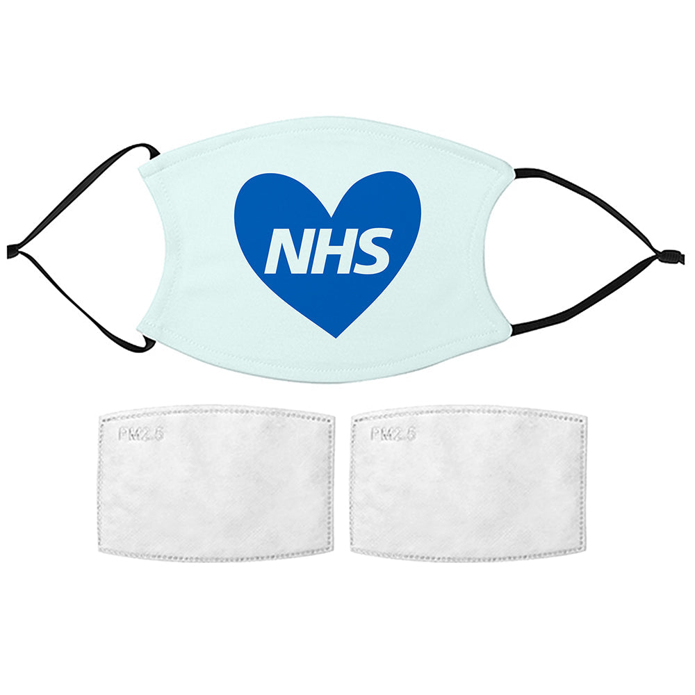 Printed Face Mask - Love Nhs Design