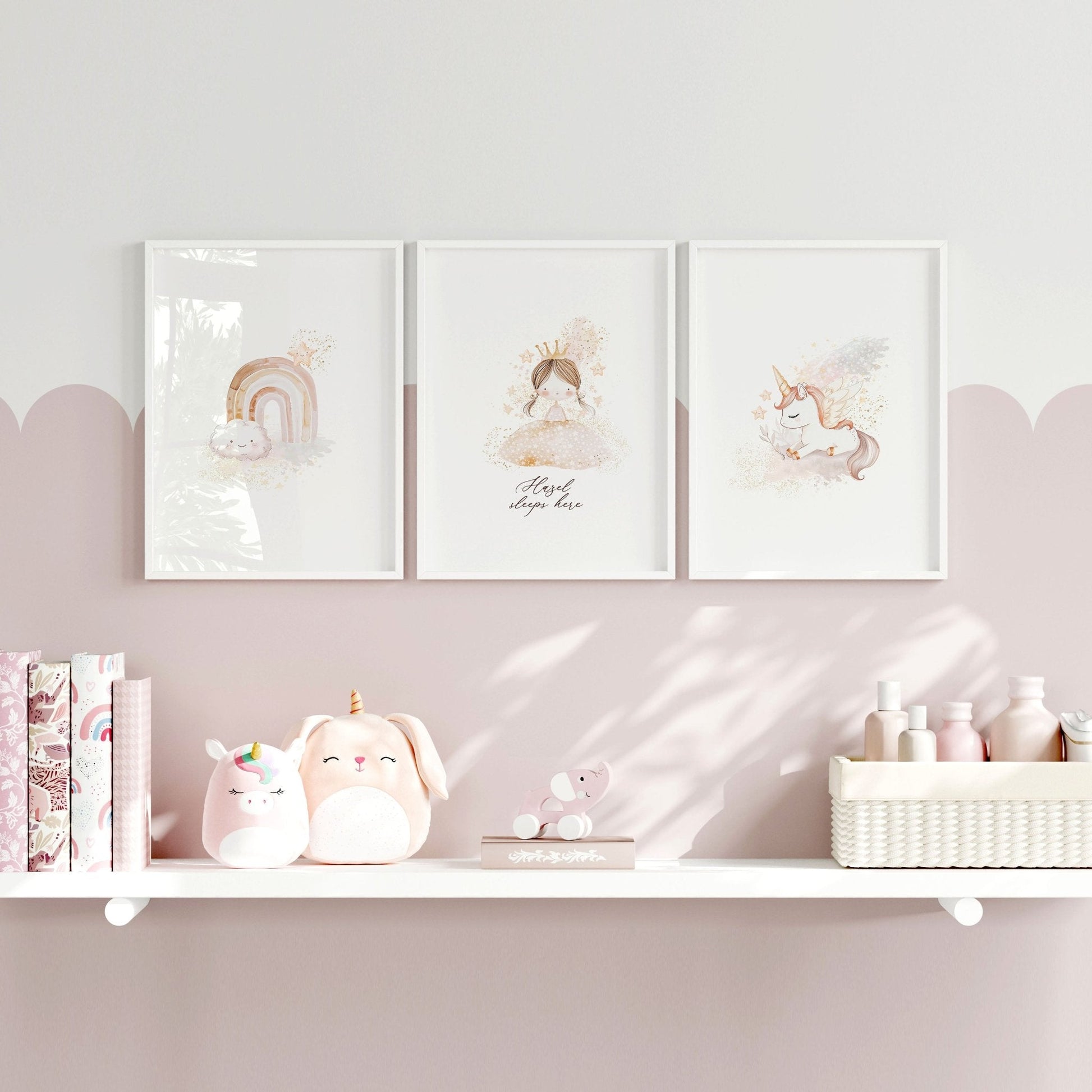 Prints Childrens Bedrooms | Set of 3 wall art prints