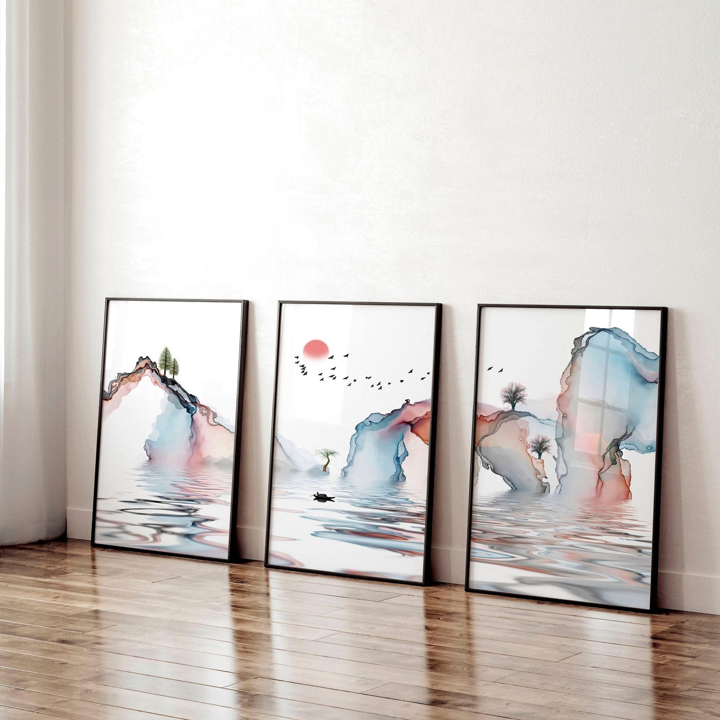 Prints for Office walls | set of 3 framed wall art