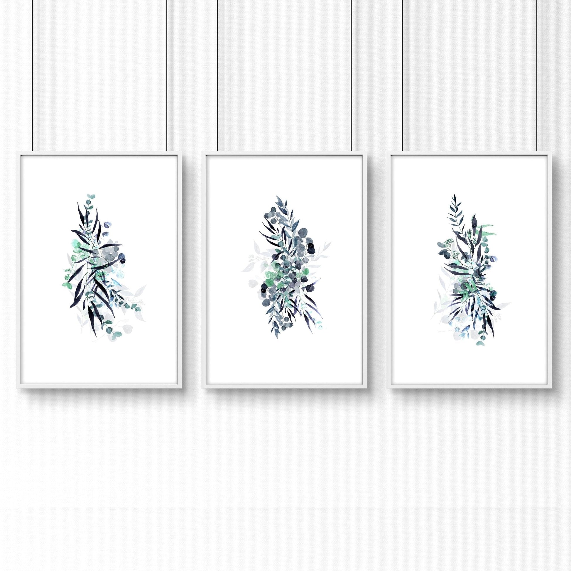 Prints for kitchens | set of 3 Boho Chic art prints