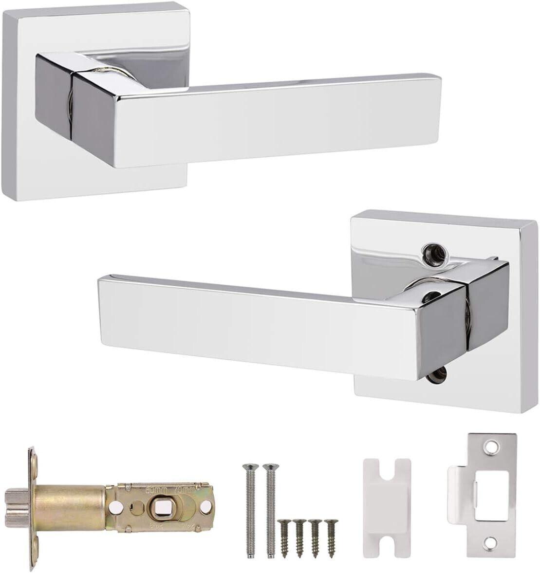 Interior Door Lever Bedroom Stainless Steel Lock Set Without Key Probrico