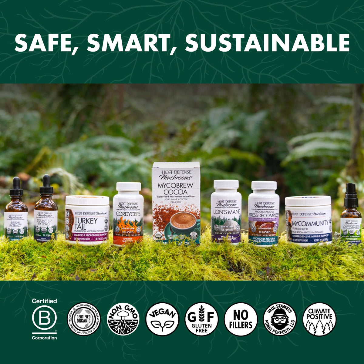 Host Defense Maitake Capsules – Immune & Cellular Health (60 Capsules, 30 Servings)