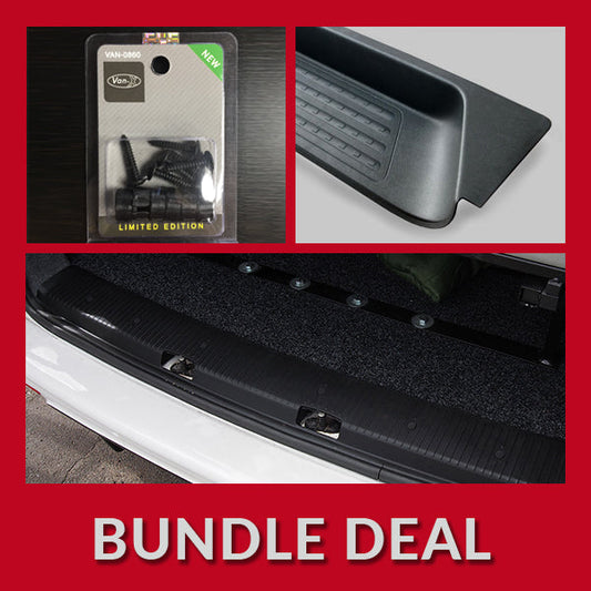 For VW T5 & T5.1 V2 Barn Door Threshold Cover with Side Step & Fitting Kit – Van-X