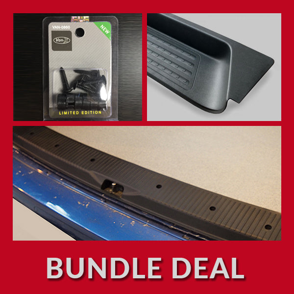 For VW T5 & T5.1 V2 Tailgate Threshold Cover with Side Step & Fitting Kit – Van-X