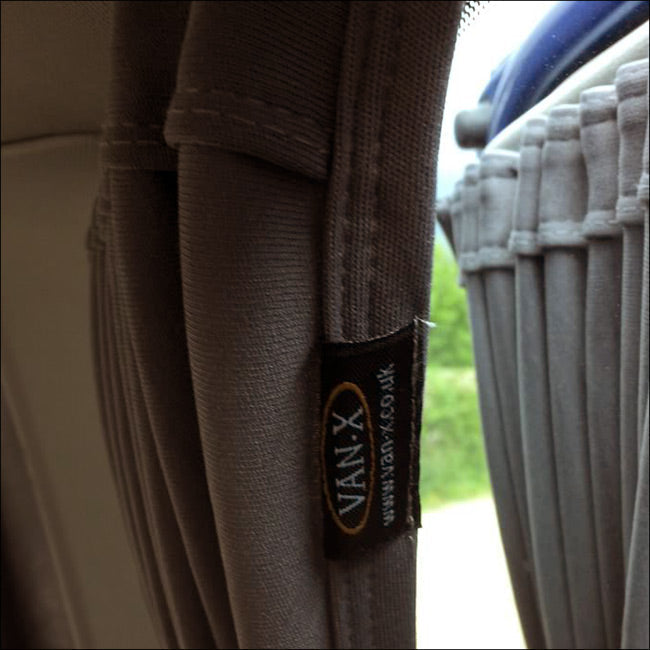 For VW T4 Window Curtains Eco-Line - Grey | Van-X