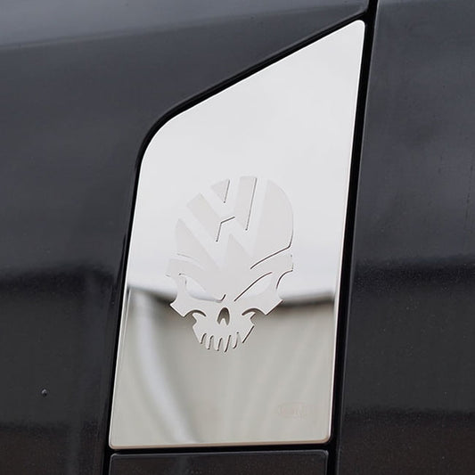 For VW T6 Transporter Skull Fuel Cap Flap Cover – Exterior Styling Fuel Filler Door Upgrade - Van-X