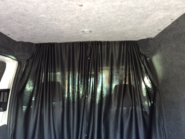 For VW Caddy Cab Divider Curtain Kit with Rail Premium Quality - Van-X