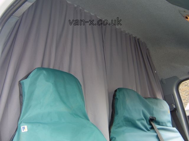 For Mercedes Dodge Sprinter Cab Divider Curtain Kit with Rail Premium Quality - Van-X