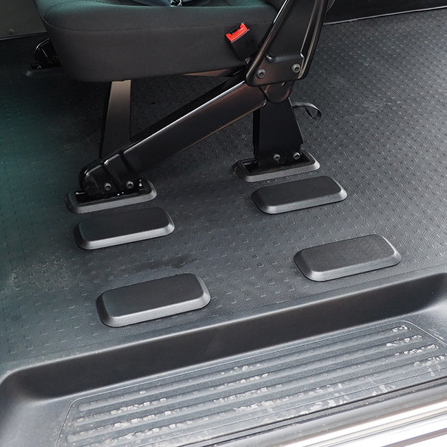 For VW T6 Transporter Kombi Rear Seat Base Caps – Set of 4 Covers | Van-X