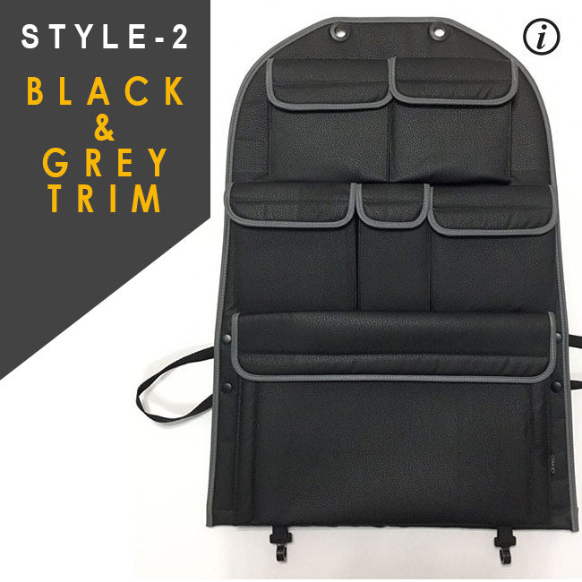 For VW T5 & T5.1 Transporter Campervan Leatherette Captain’s Back Seat Organiser | Van-X