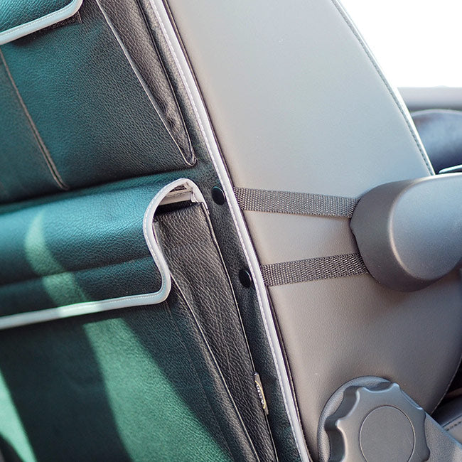 For VW T5 & T5.1 Transporter Campervan Back Seat Organiser – Leatherette Single & Double | Van-X